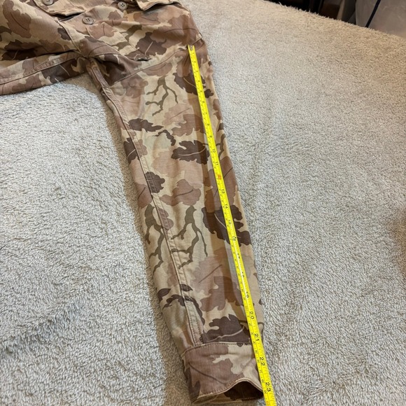 3sixteen Men Small Made USA Camo Button Up Shirt Jacket Classic Workwear Utility - Picture 11 of 16